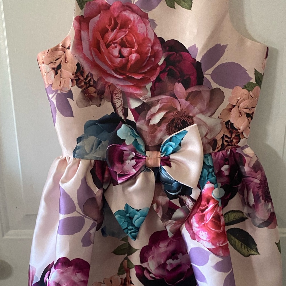 Pink & Violet Size 12 Girls Dress - Picture 4 of 7